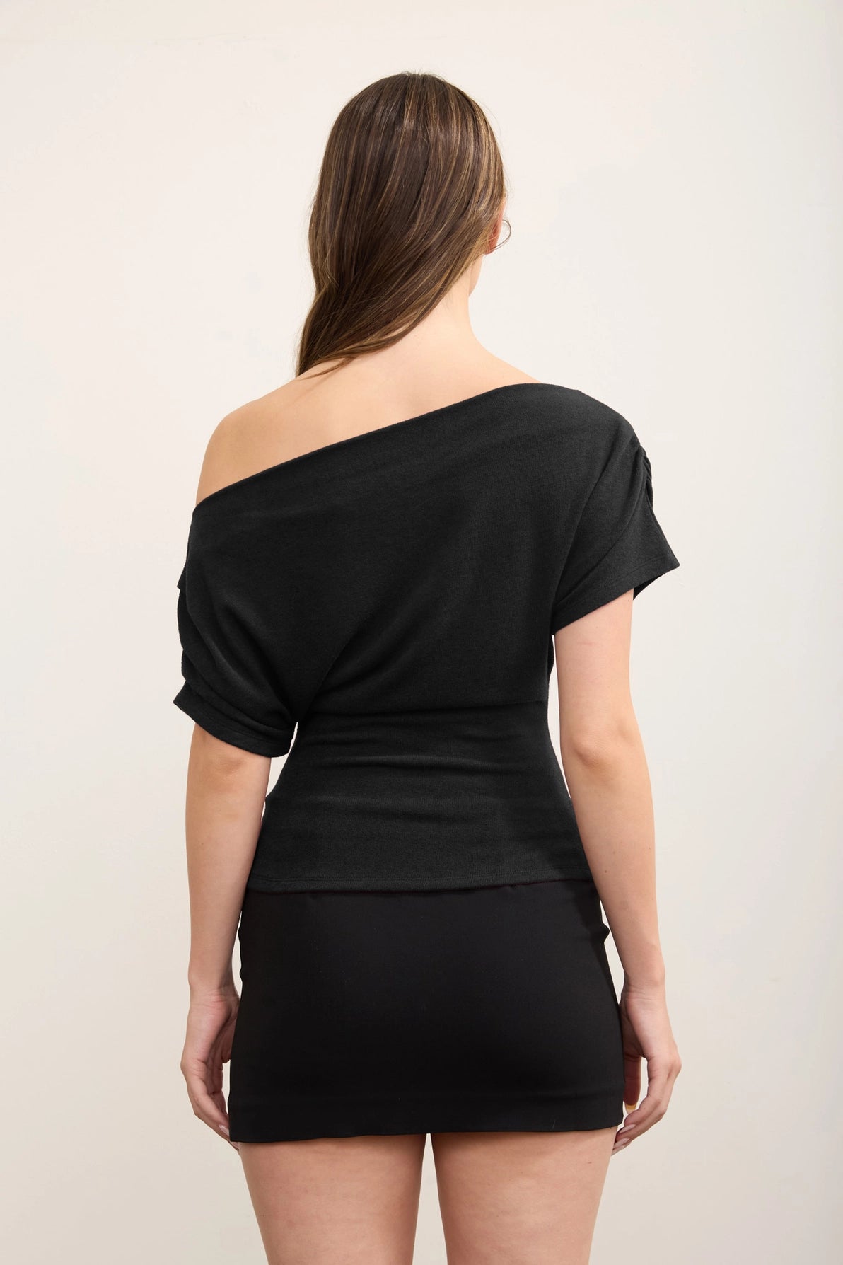 Jalissa Off Shoulder Top in Black