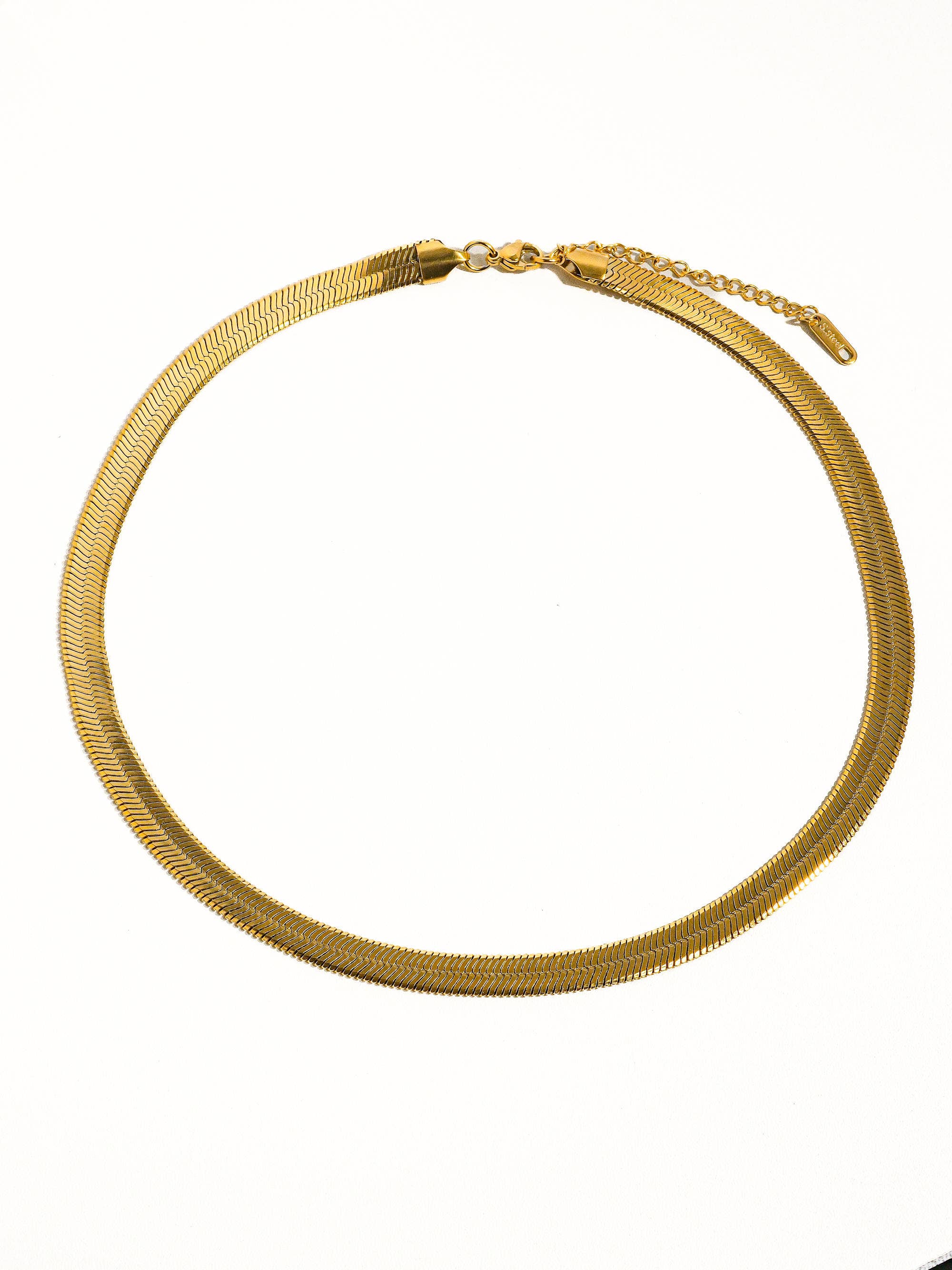 Juliana Herringbone Necklace