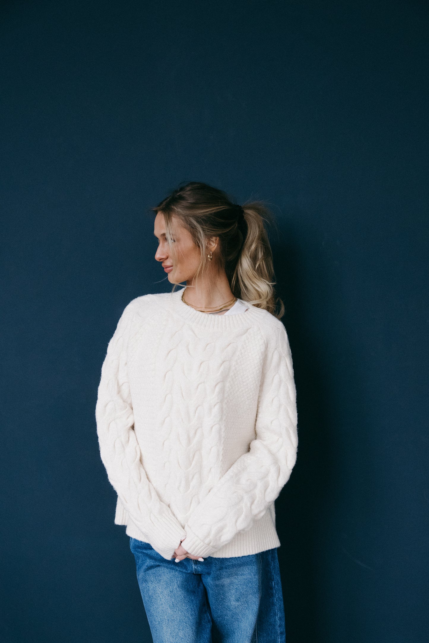 Joie Cable Knit Sweater
