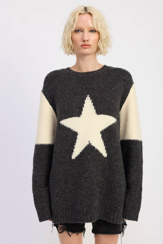 Star Oversized Sweater