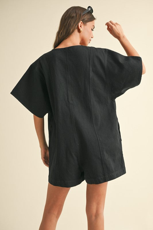 Miranda Romper in Black