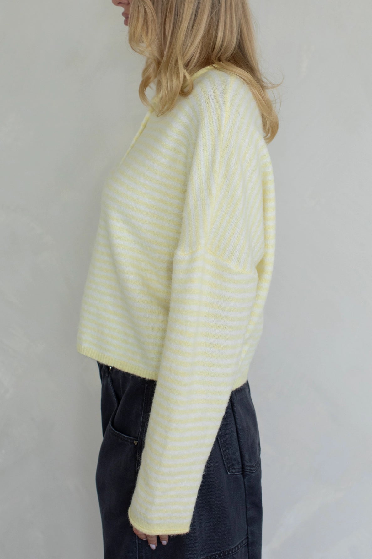 Stripe Butter Piper Cardigan