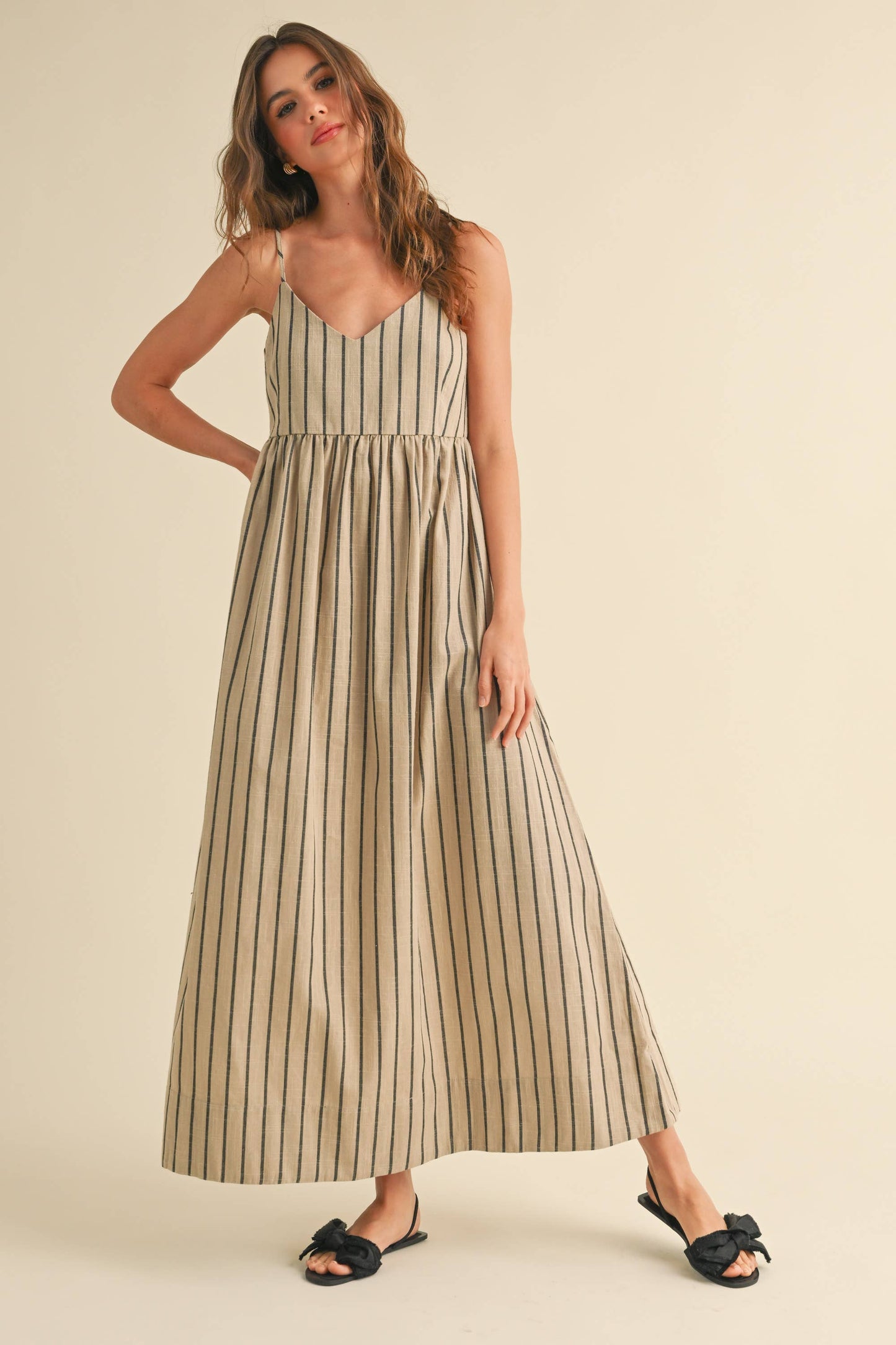 Gwen Stripe Long Dress