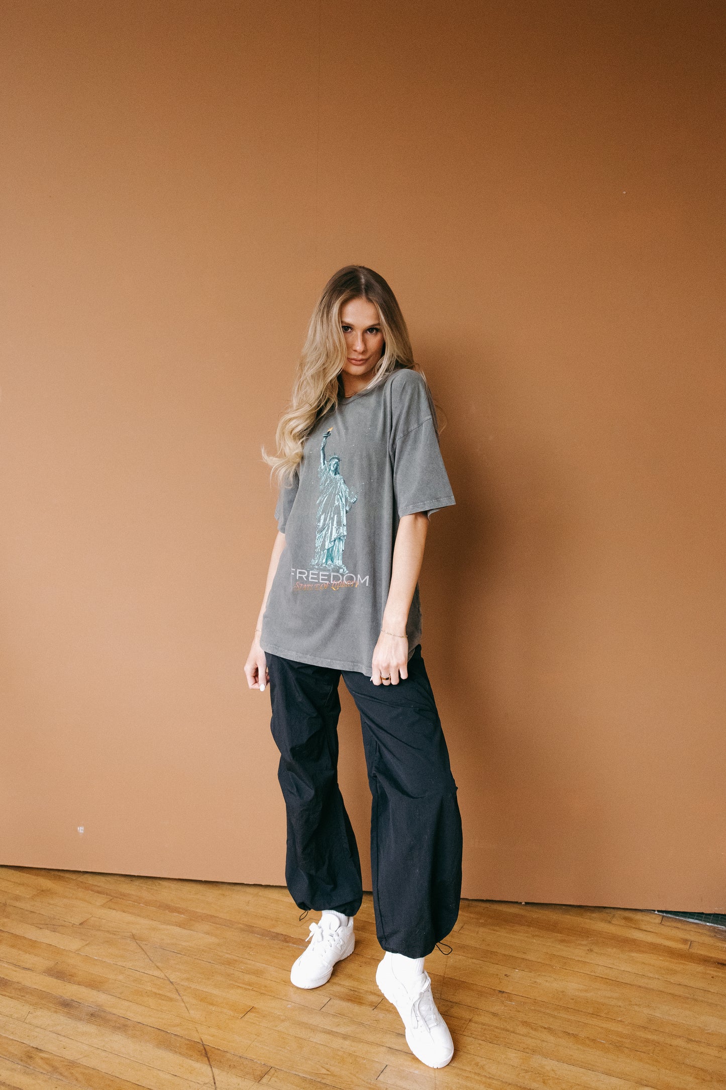 Drawstring Parachute Pants