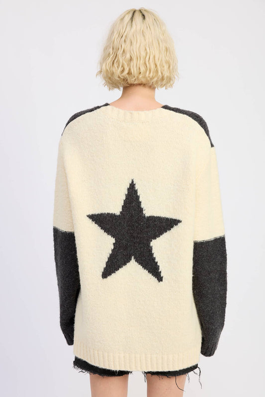 Star Oversized Sweater