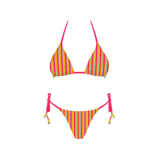 Wonderland Striped Bikini Set