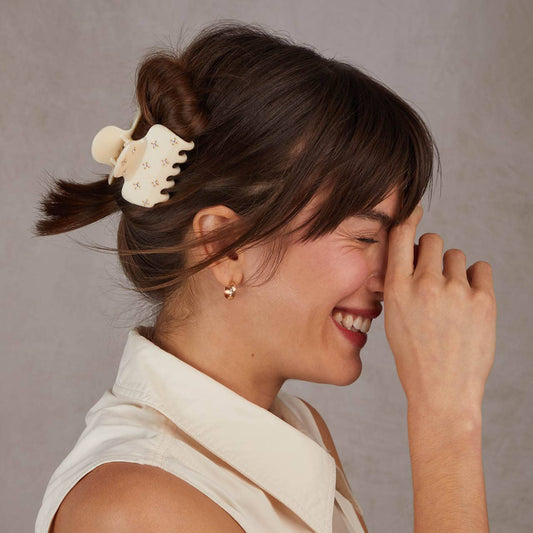 Cloud Clip Ivory Rhinestone