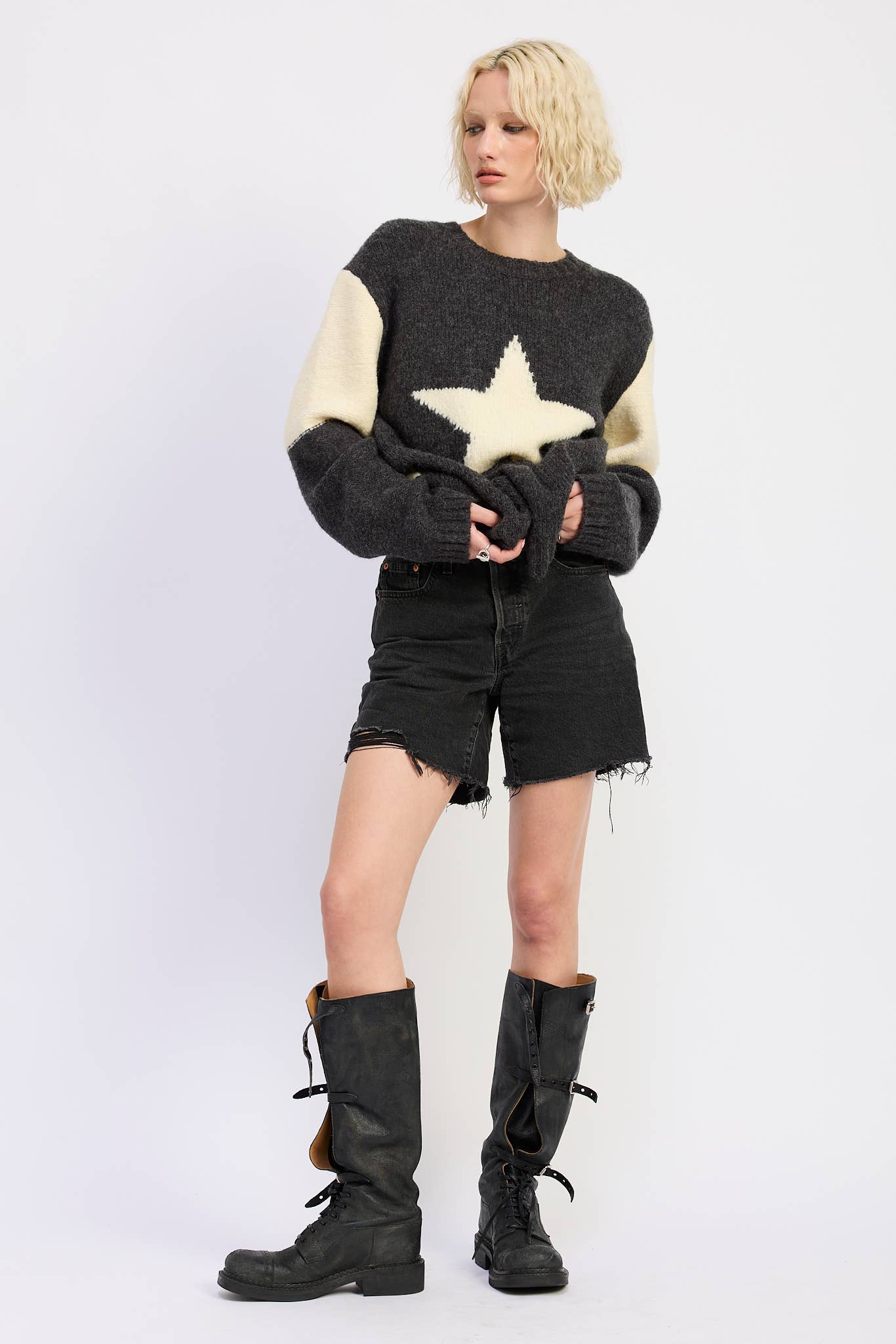 Star Oversized Sweater