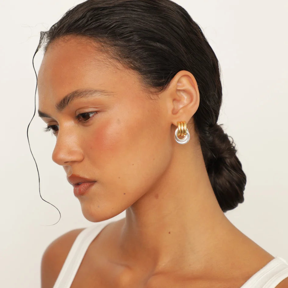 Baby Knot Earrings Mixed
