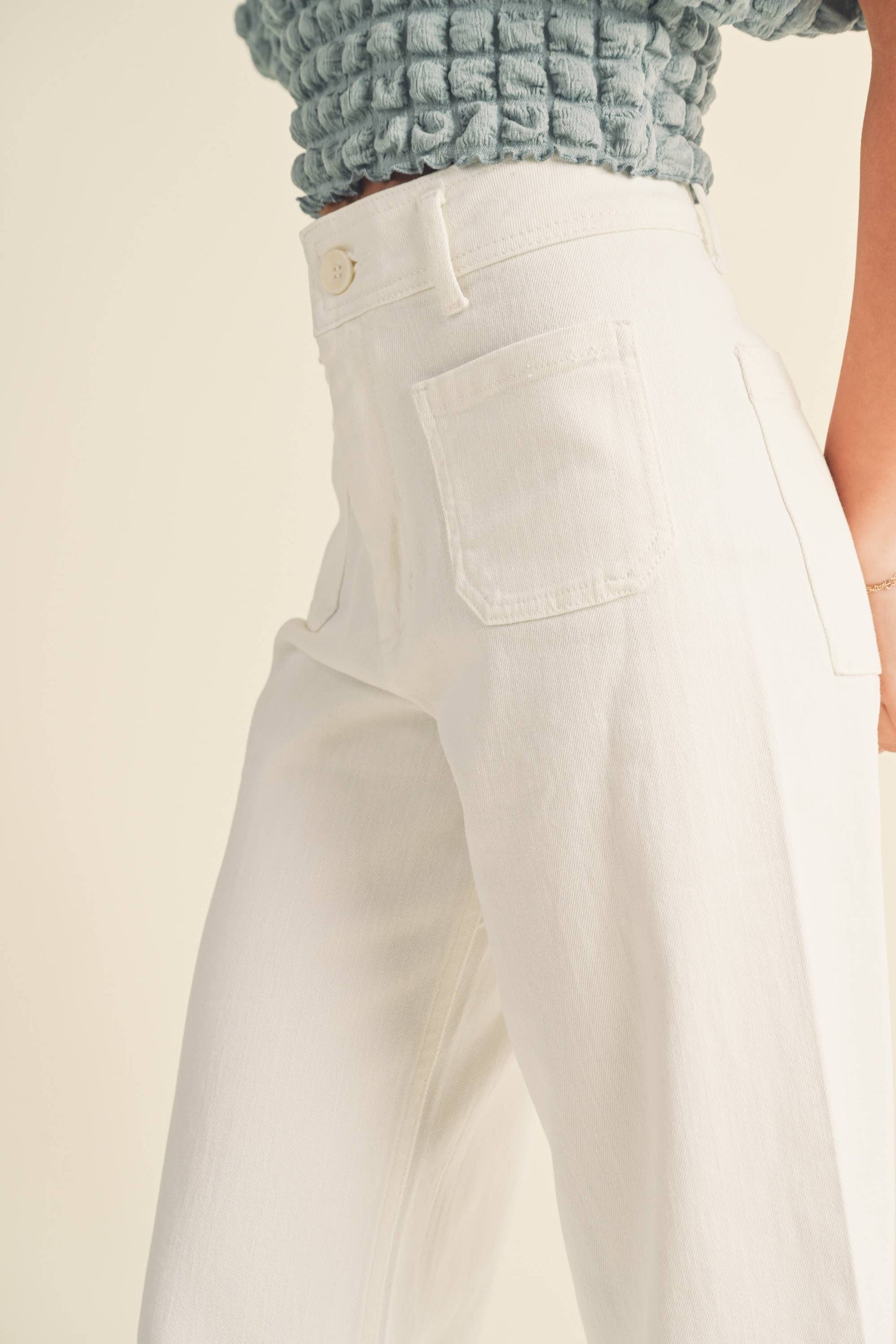 Gina Pants in White