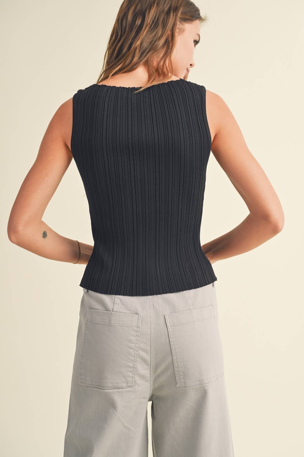 Black Knit Tank