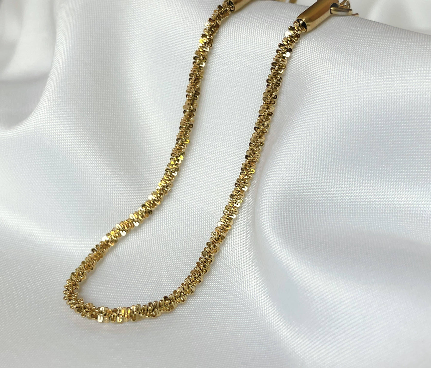 Sparkle Rope Bracelet in Gold