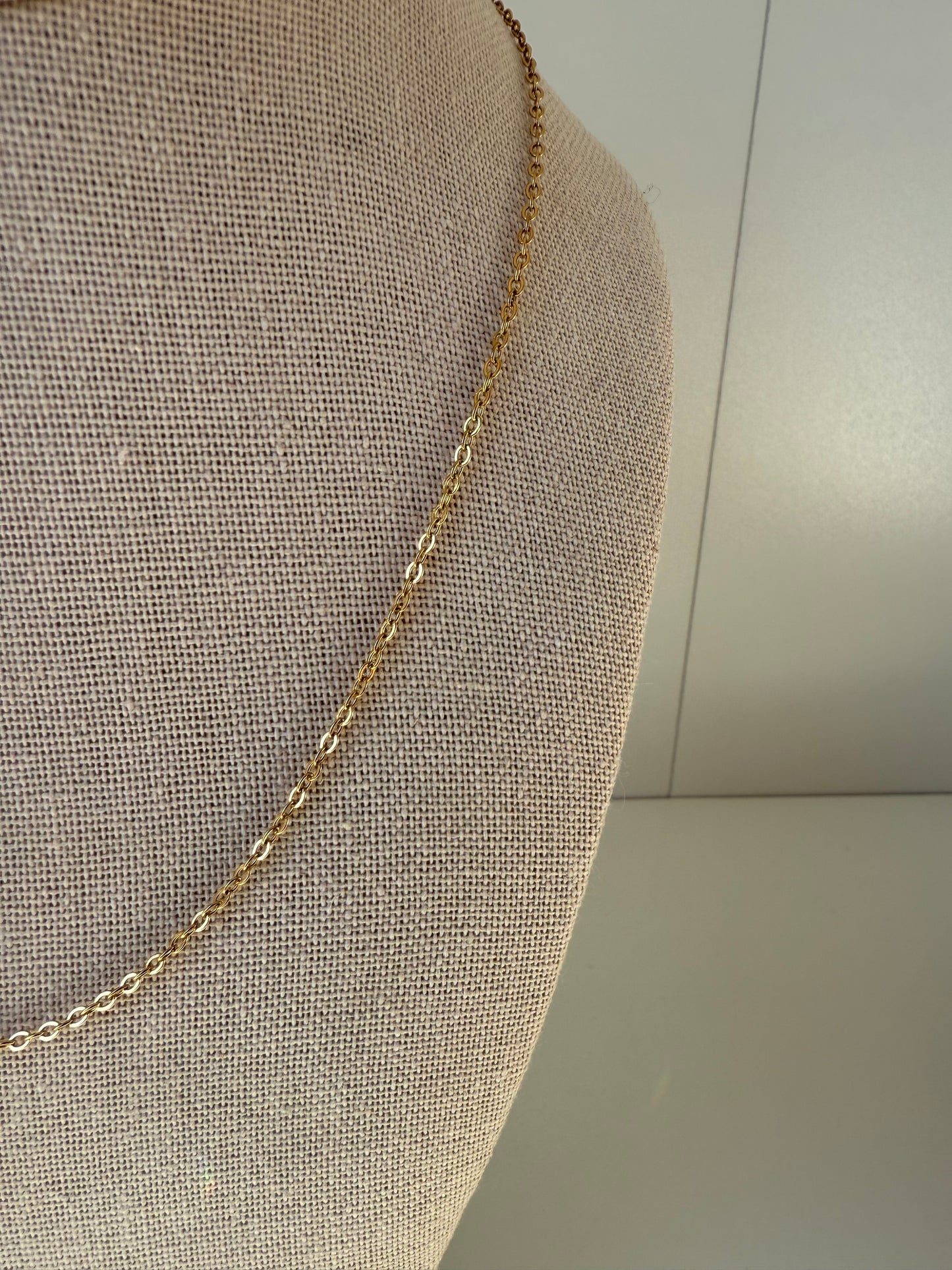 Cable Necklace in Gold