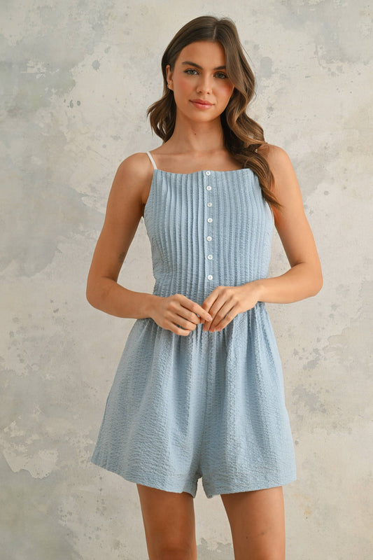 Clara Baby Blue Romper