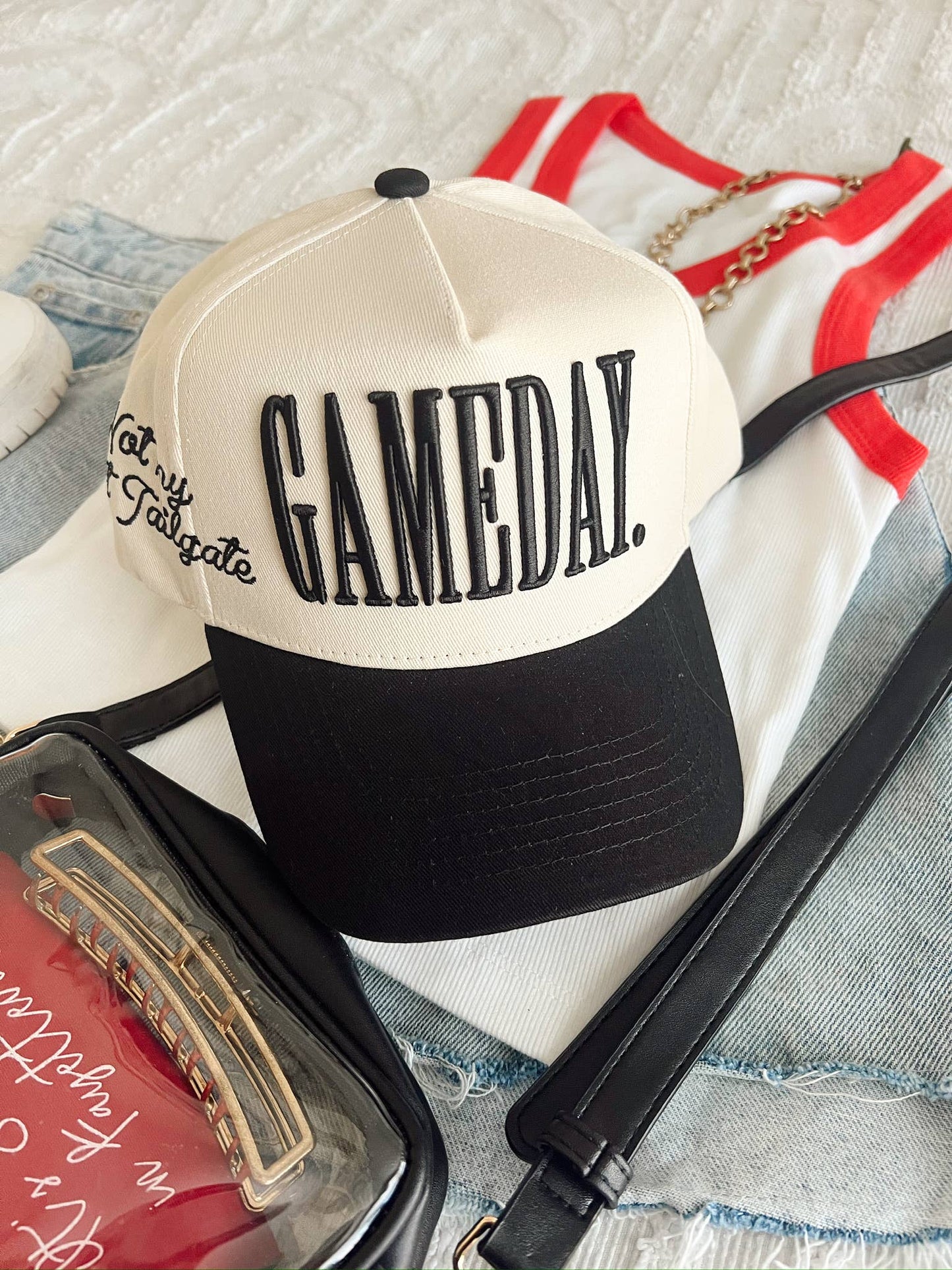 Not My First Tailgate Vintage Trucker Hat