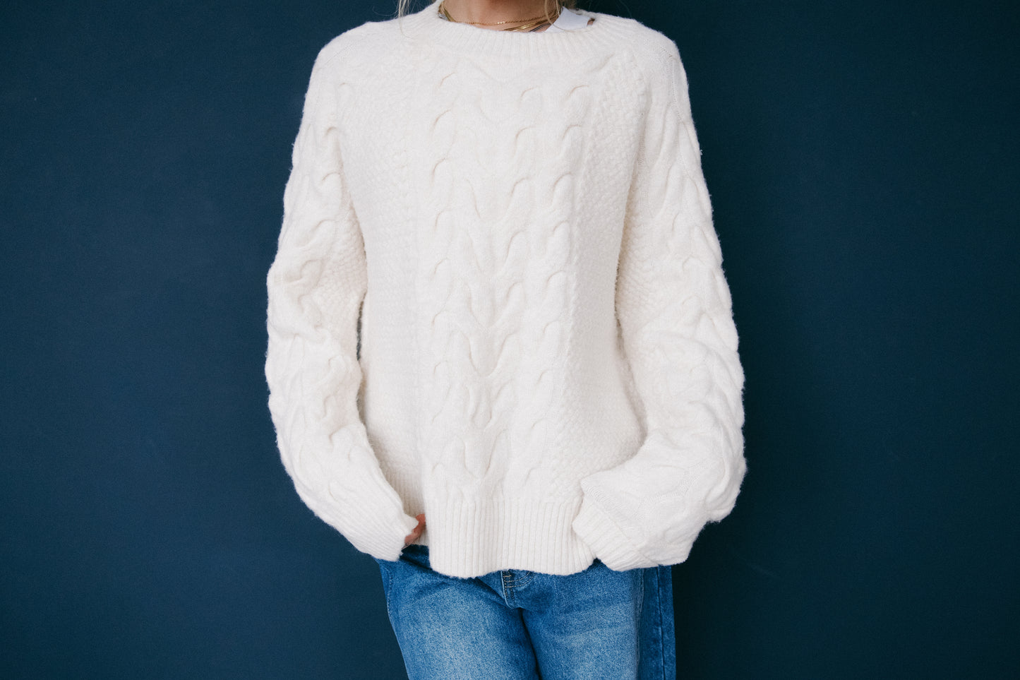 Joie Cable Knit Sweater