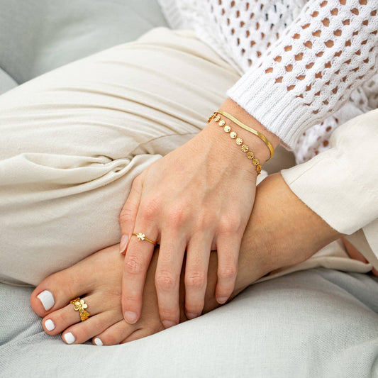 Sunburst Chain Bracelet