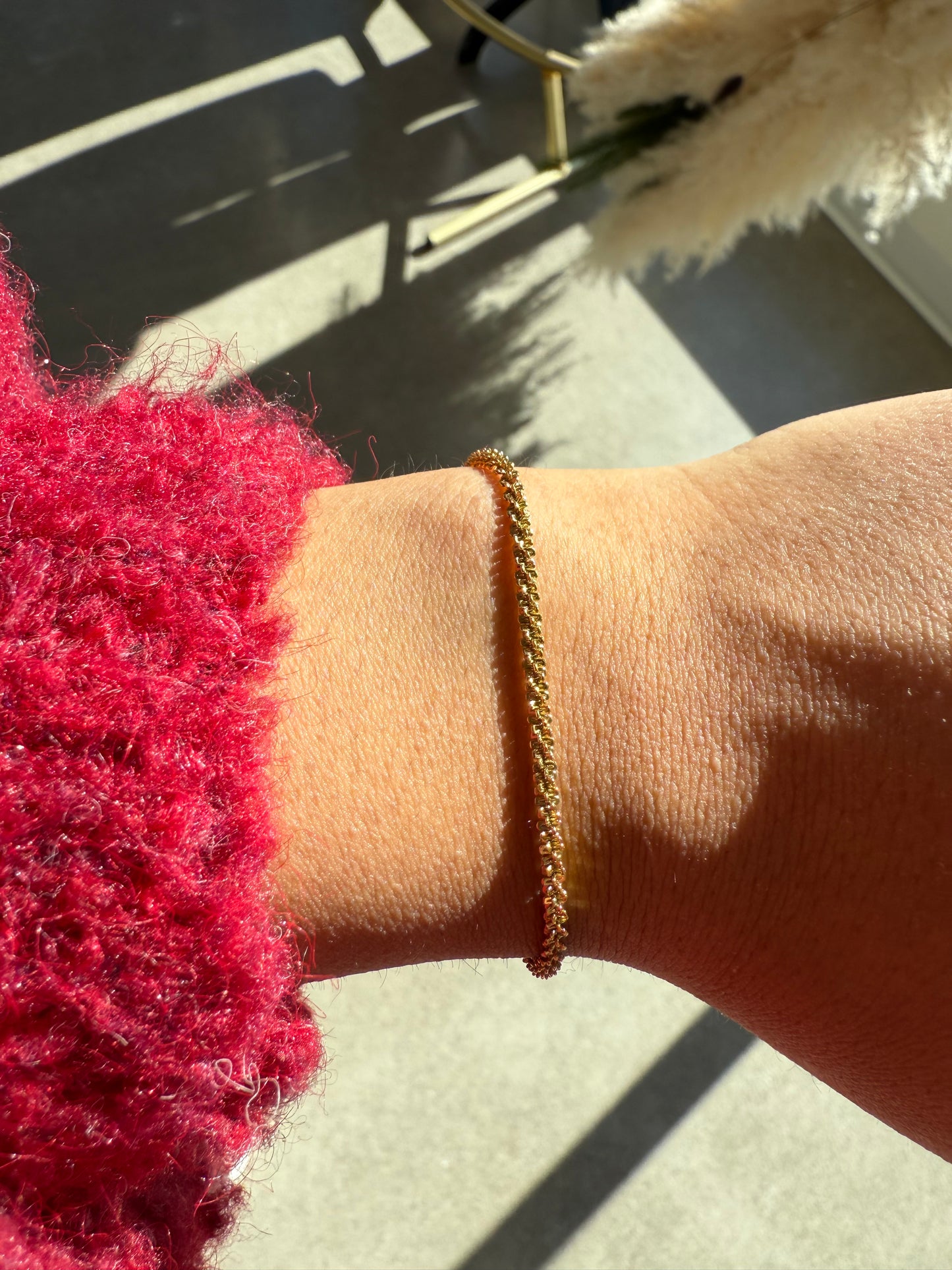 Sparkle Rope Bracelet in Gold