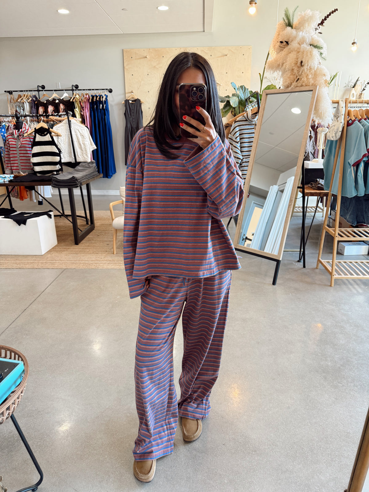 Ruth Stripe Drawstring Pants