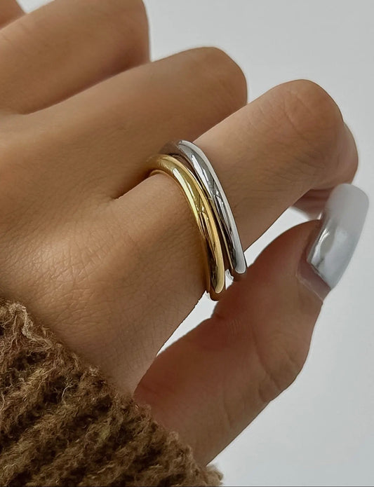 Double Two Tone Ring