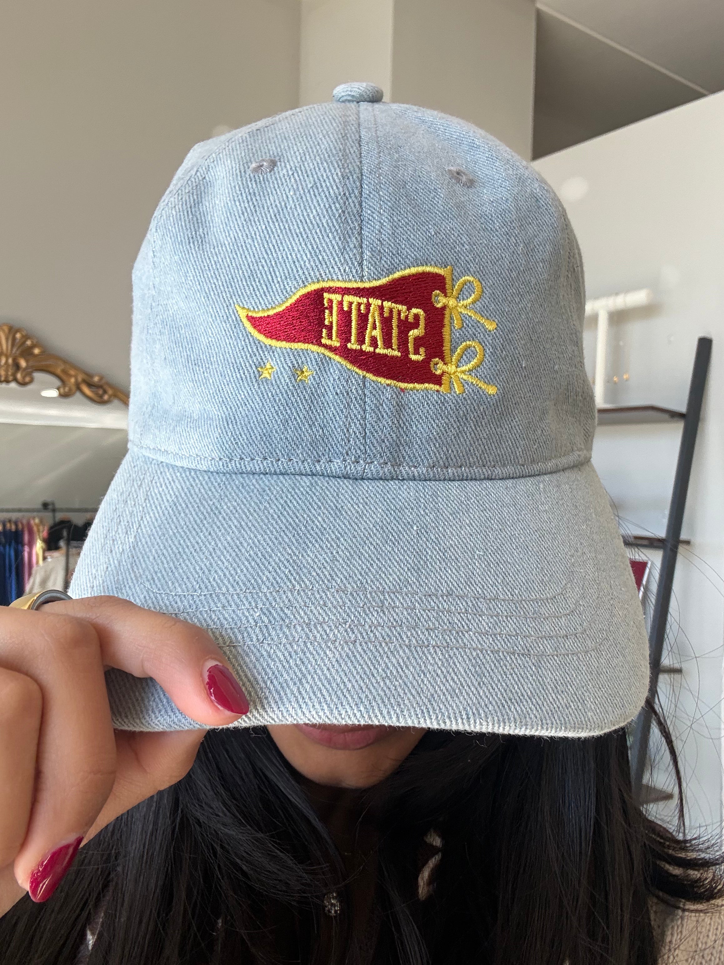 State Flag Embroidered Hat