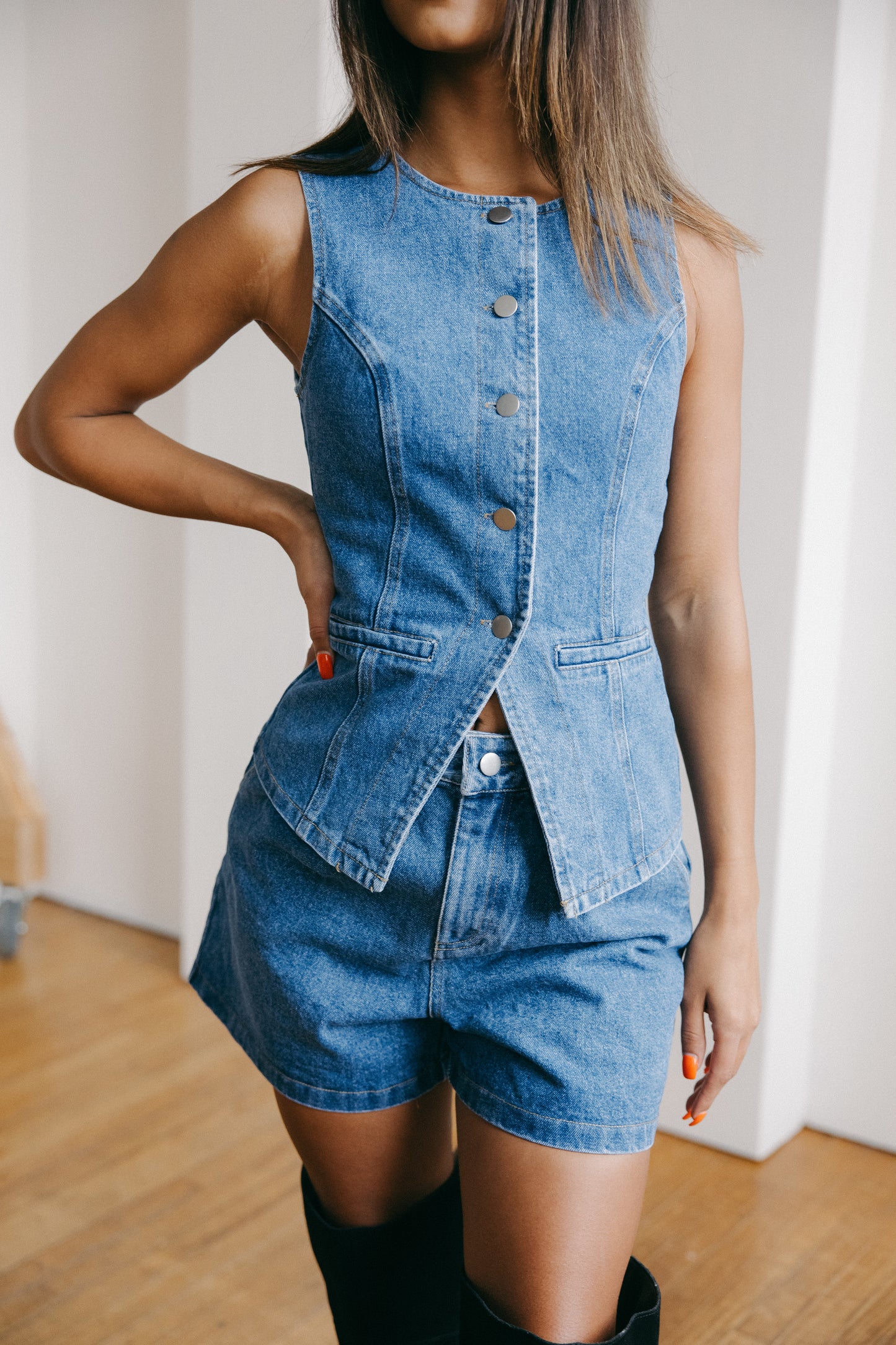 Kassidy Denim Top