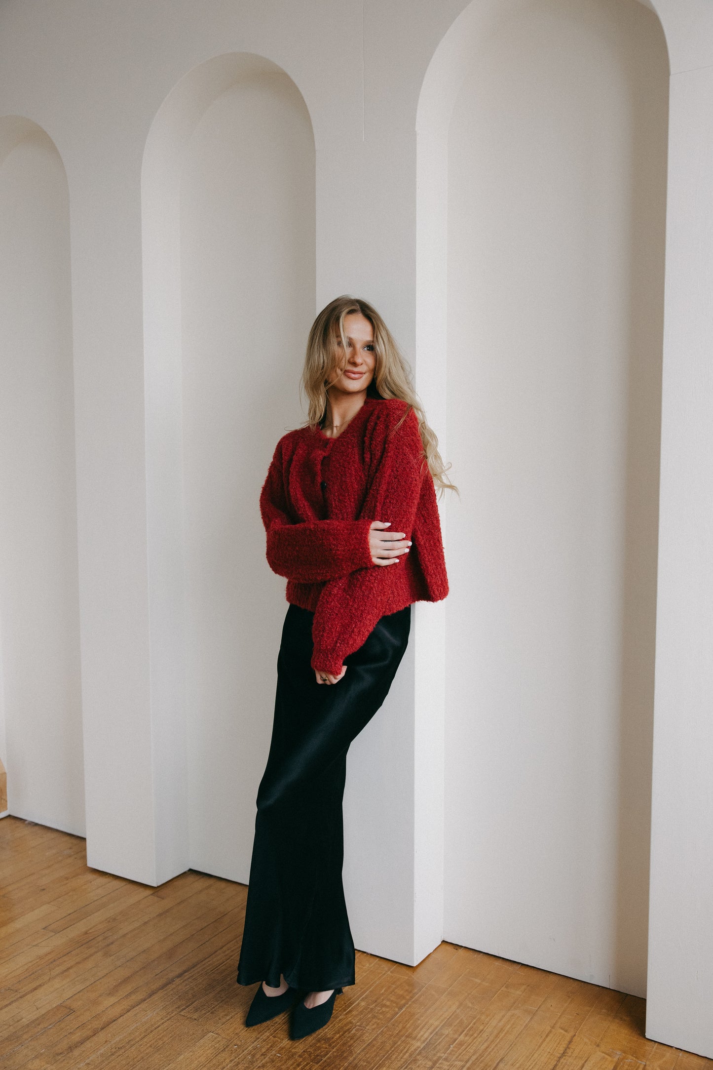 Victoria Satin Maxi Skirt
