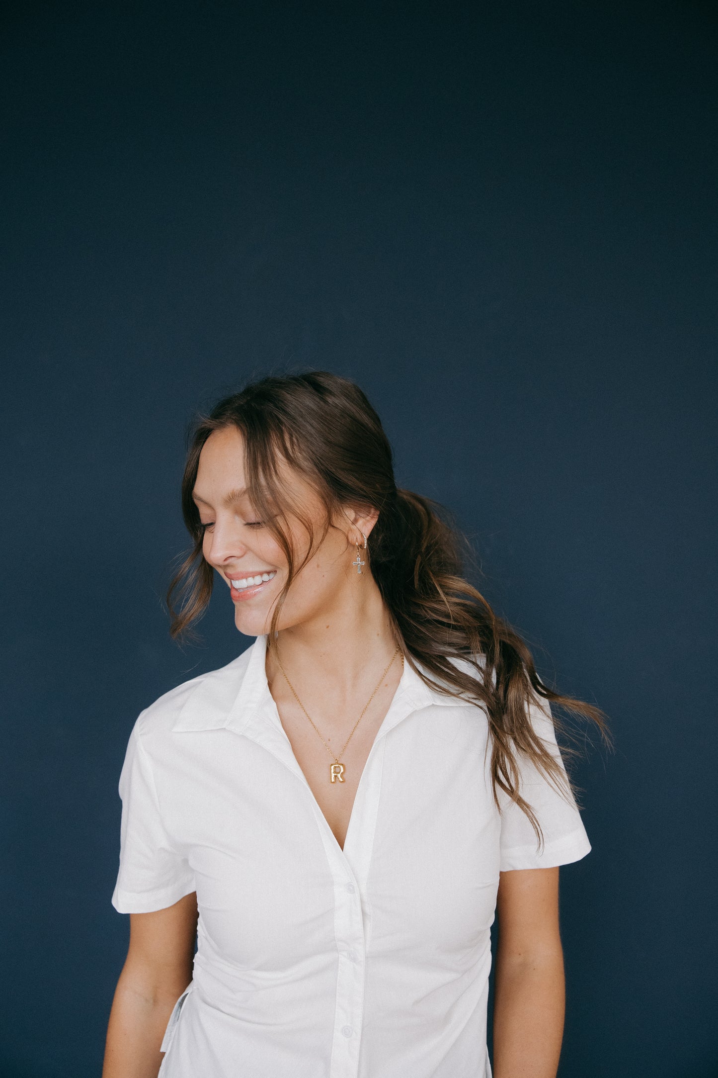 The Saxon Top in White