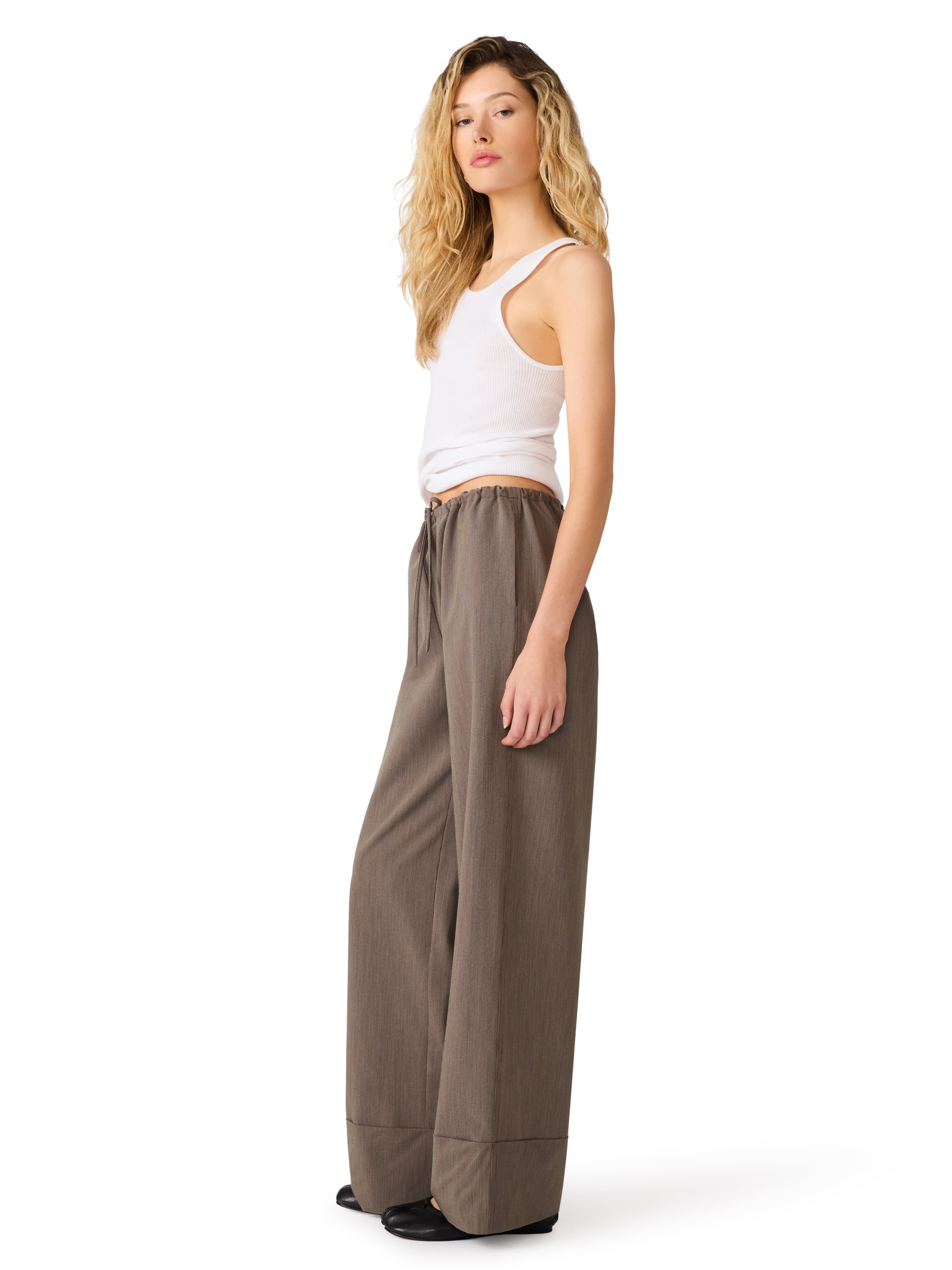 Idra Pant in Walnut