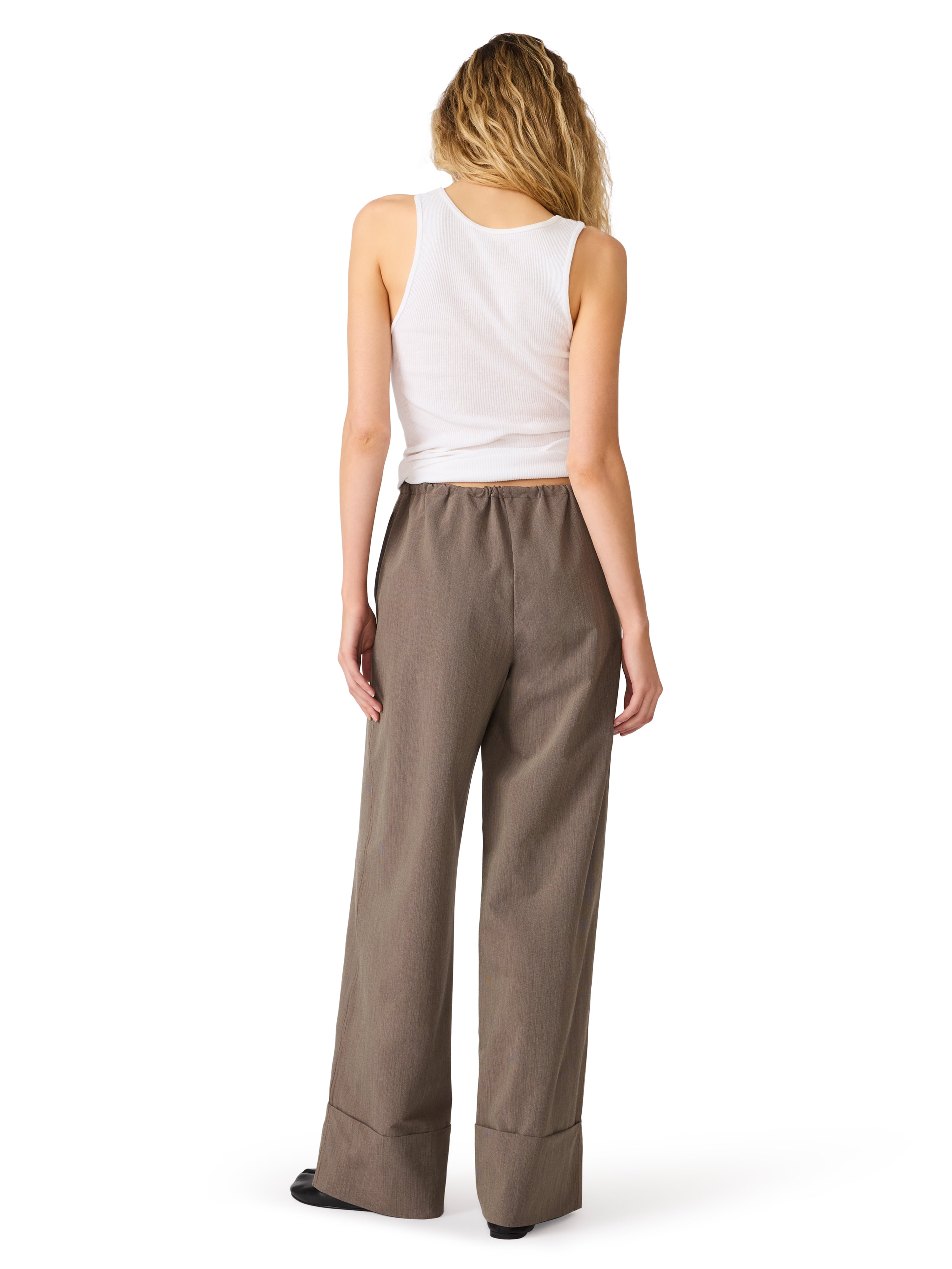 Idra Pant in Walnut