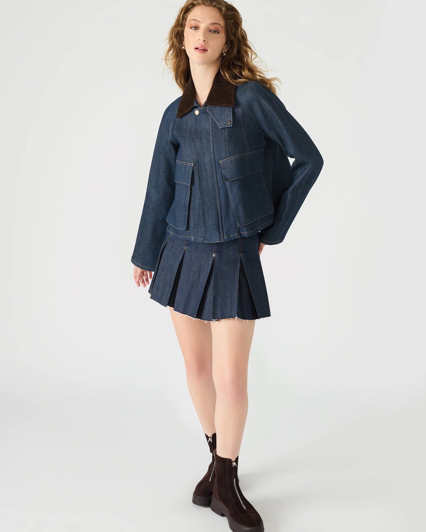 Justina Barn Jacket | Steve Madden