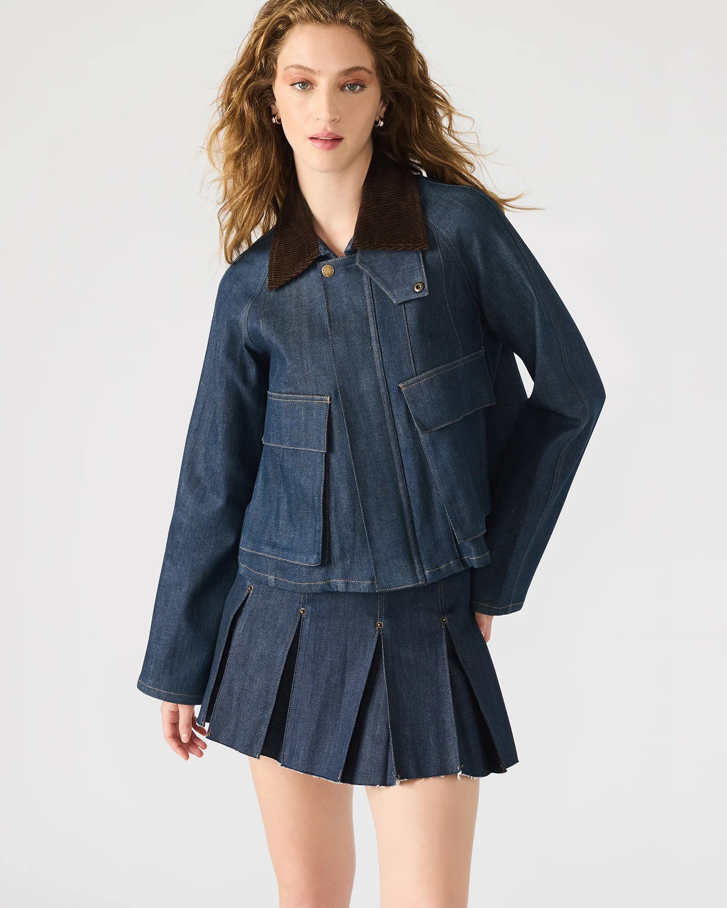 Justina Barn Jacket | Steve Madden