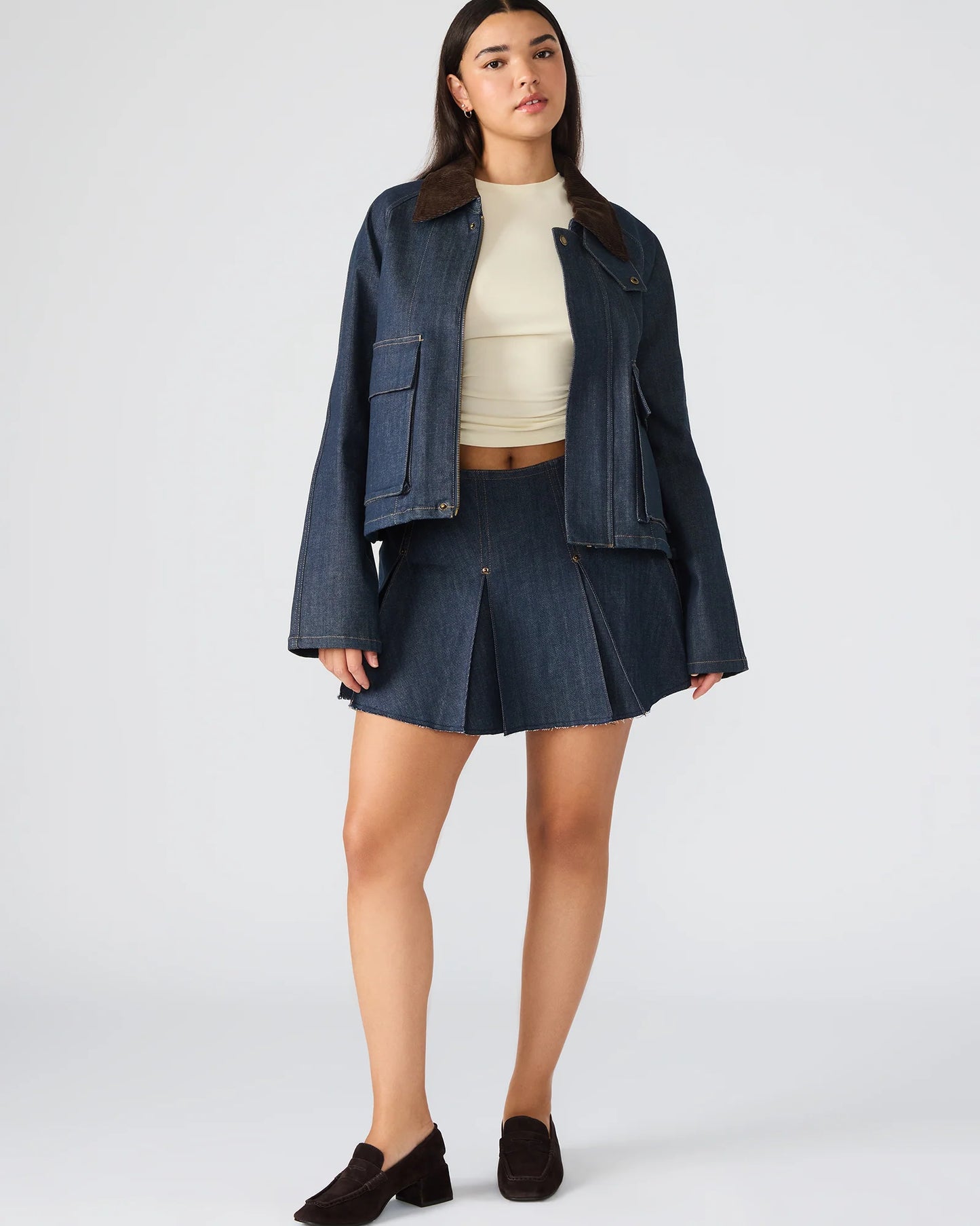 Justina Barn Jacket | Steve Madden