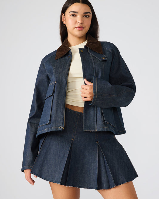 Justina Barn Jacket | Steve Madden
