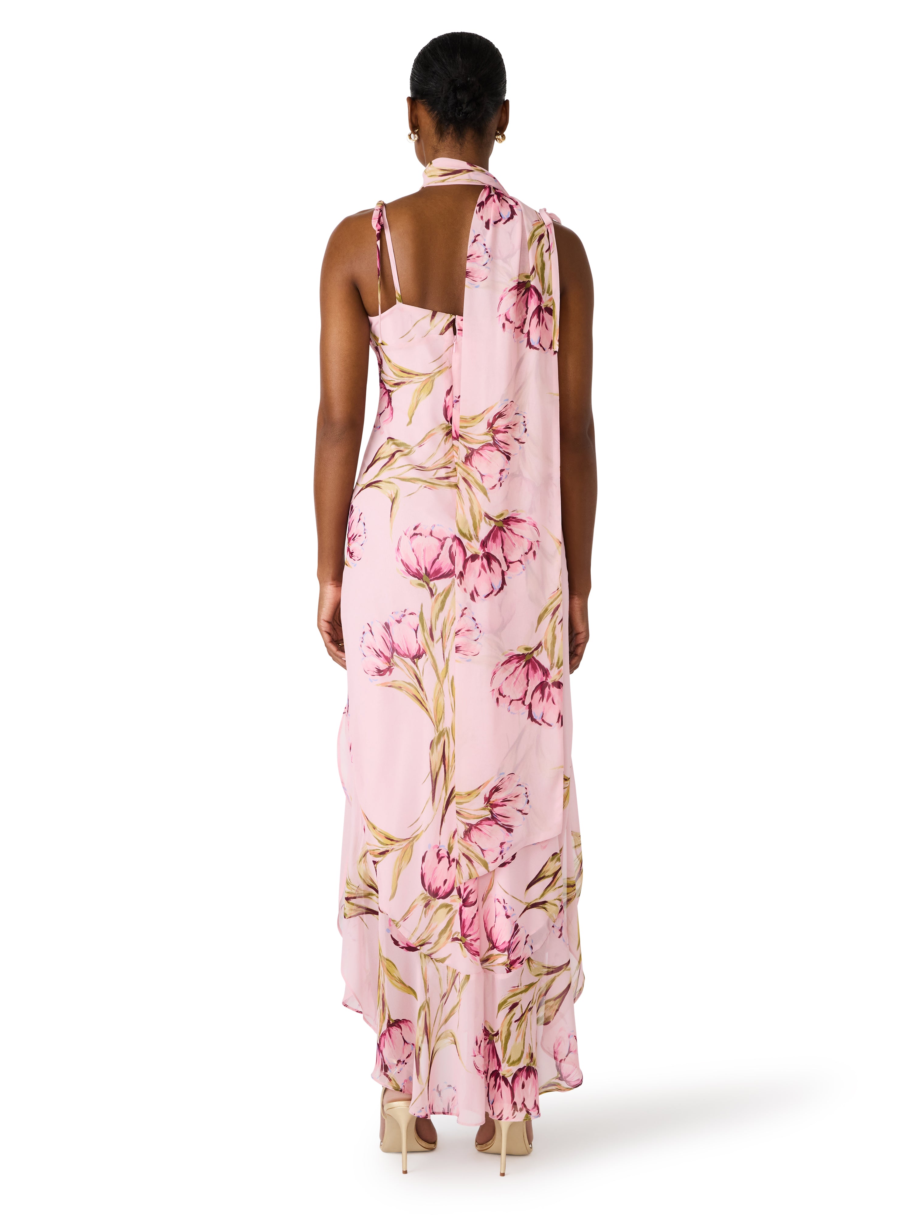 Jaila Dress in Rosette Pink