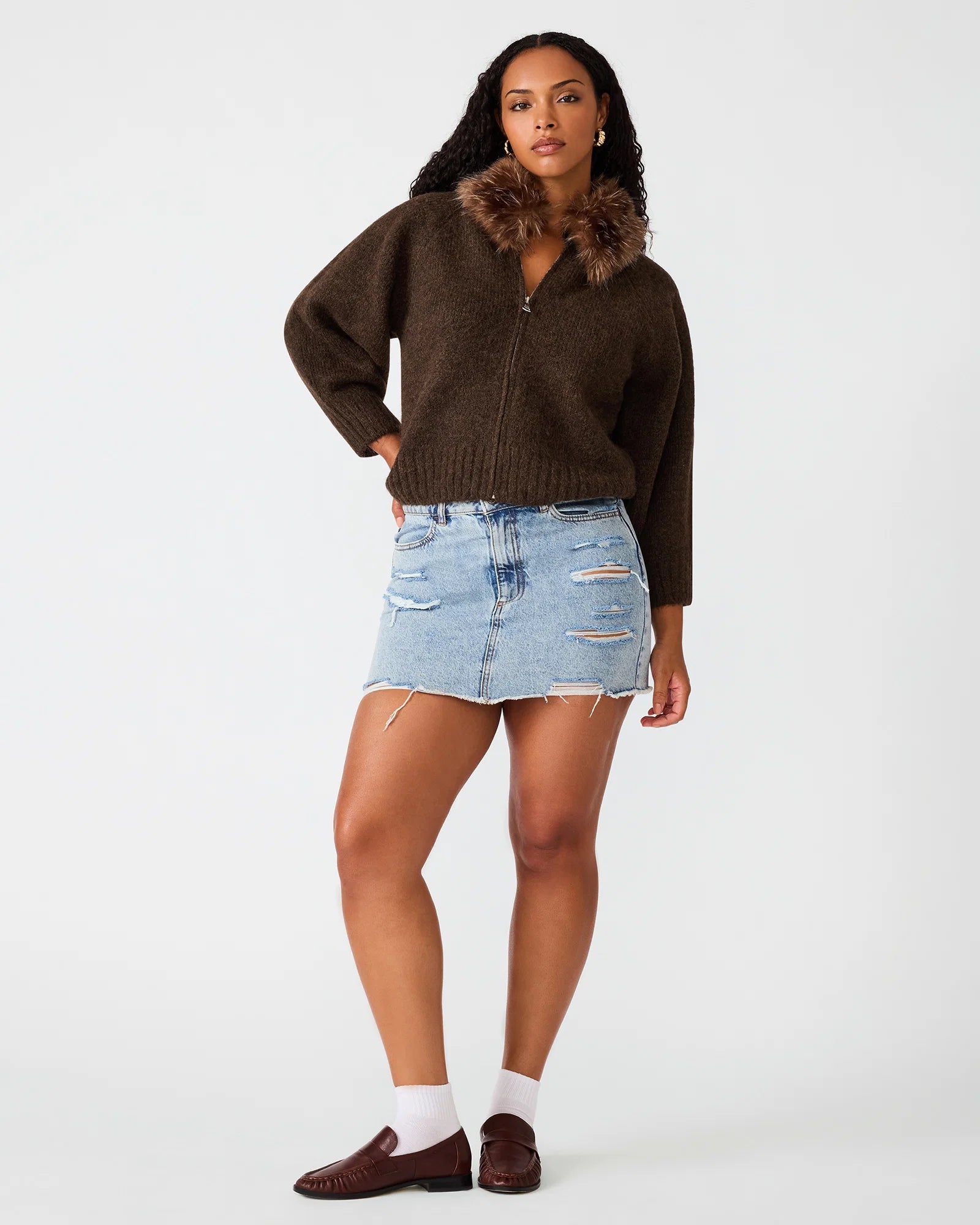 Odessa Sweater in Dark Espresso