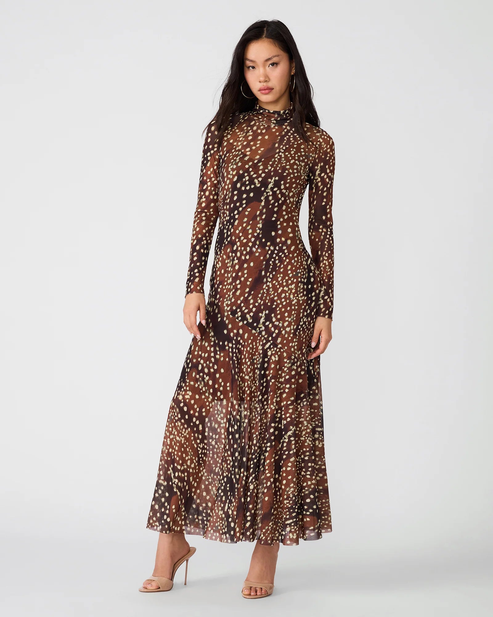 Vivara Dress in Smokey Brown