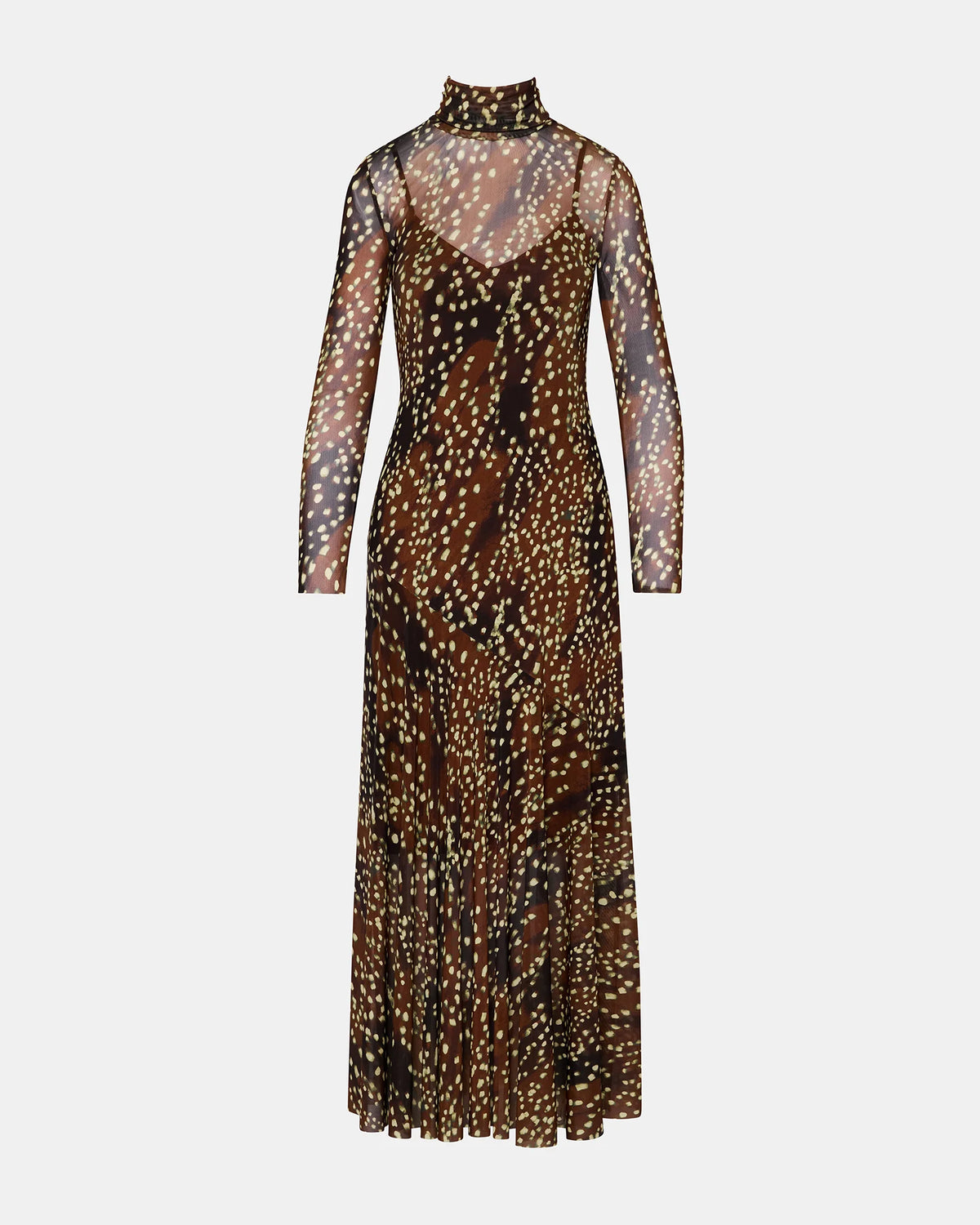 Vivara Dress in Smokey Brown