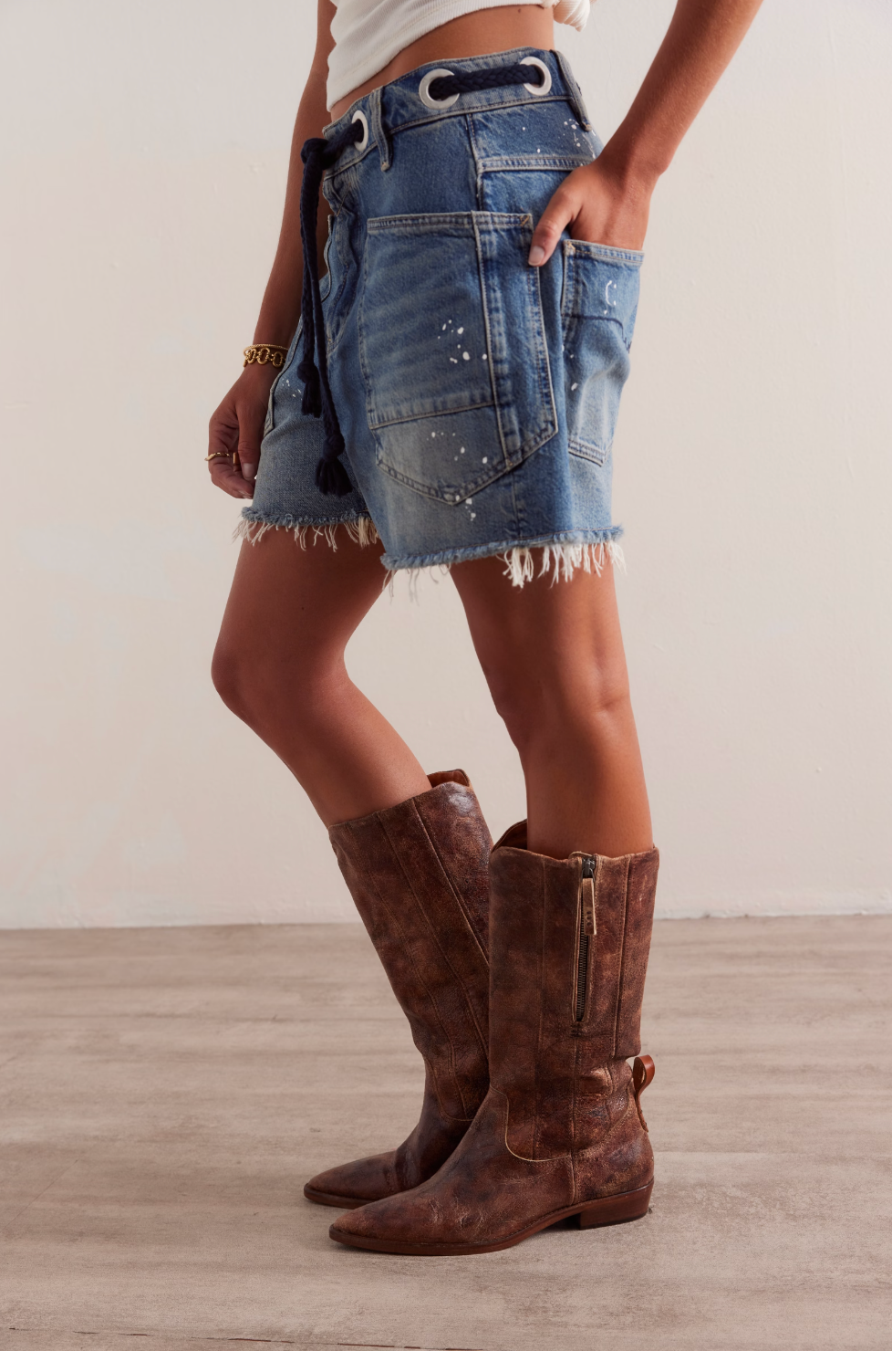 Moxie Shorts in Timeless Blue