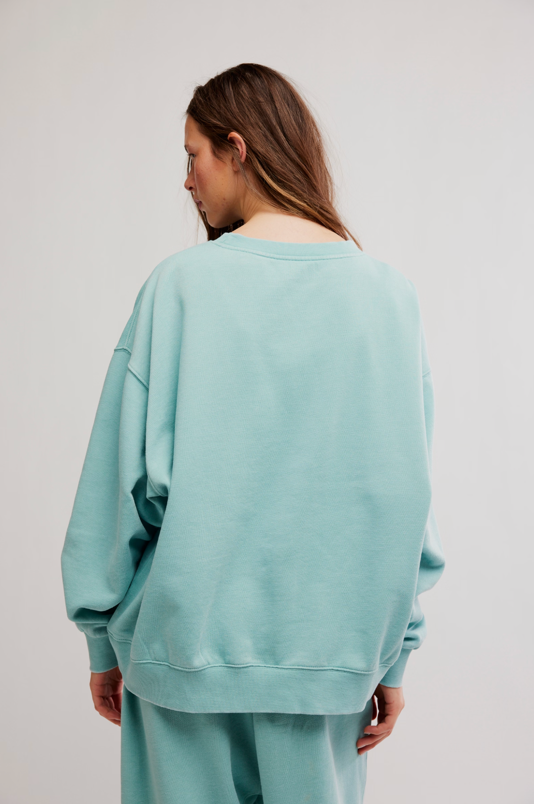 Slow It Down Pullover in Aqua