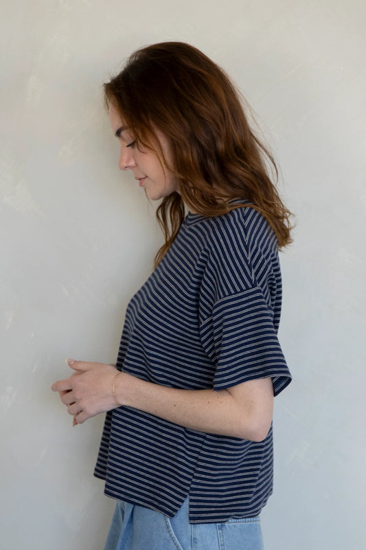 Marlo Tee in Navy