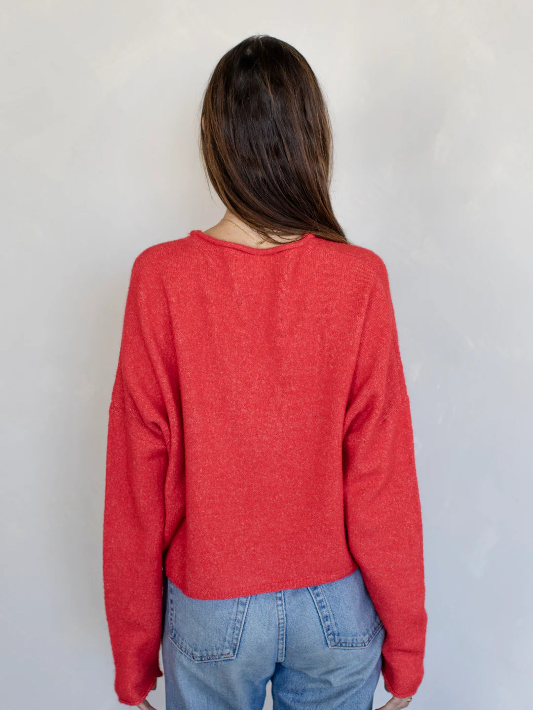 Piper Cardigan in Red