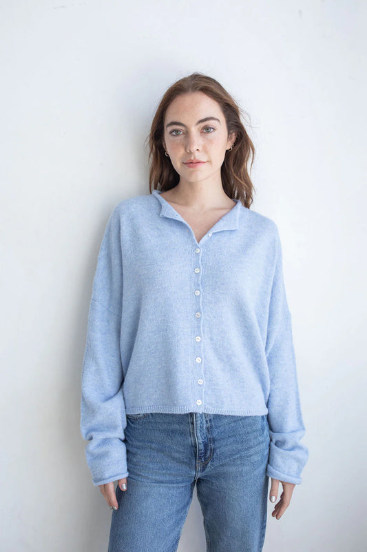 Piper Cardigan in Sky Blue