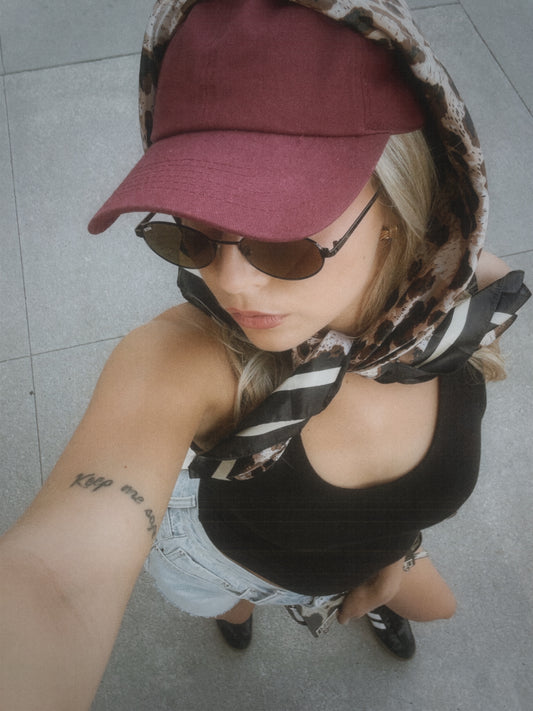 Cotton Classic Ball Cap in Maroon