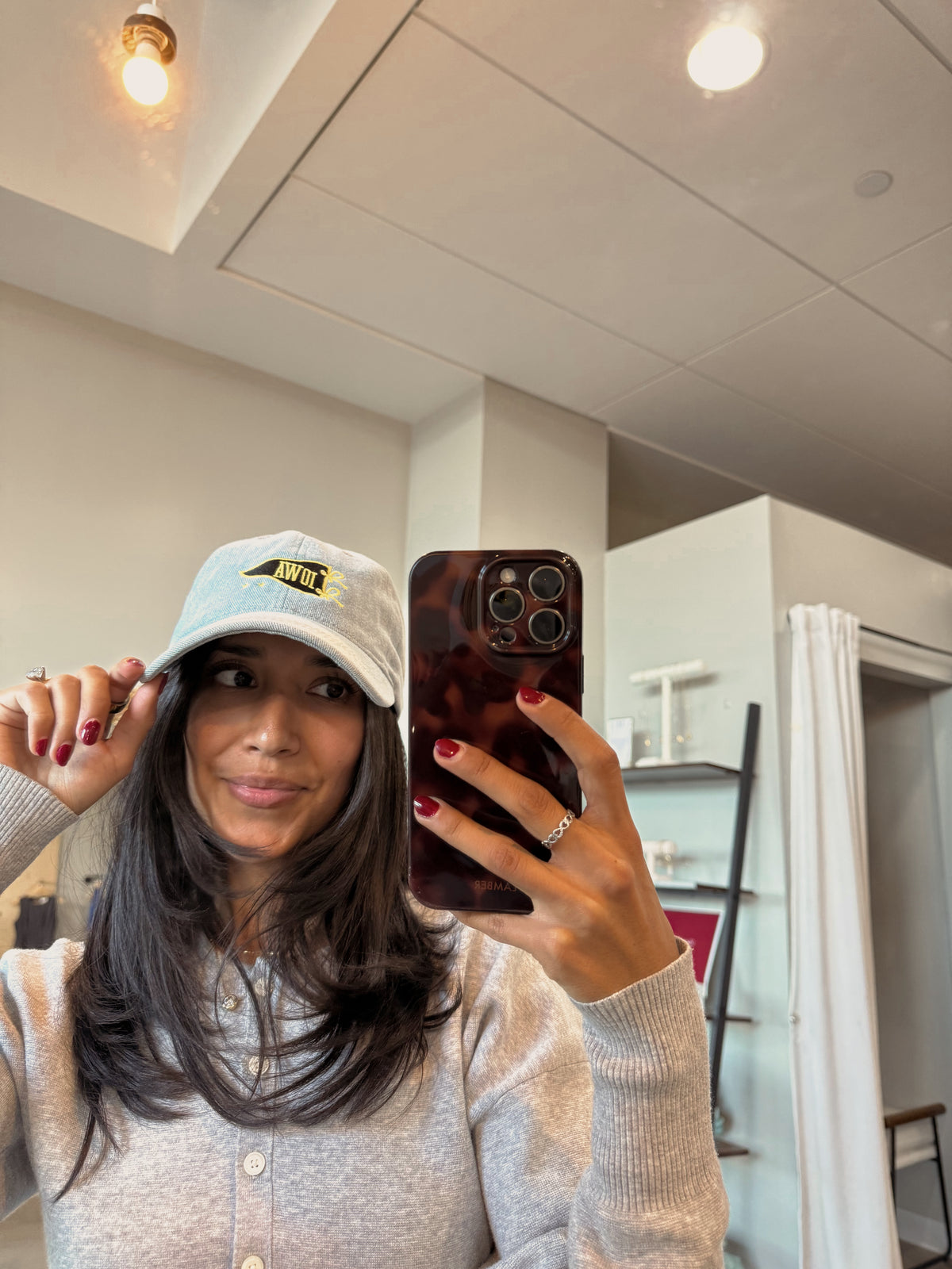 Iowa Flag Embroidered Hat