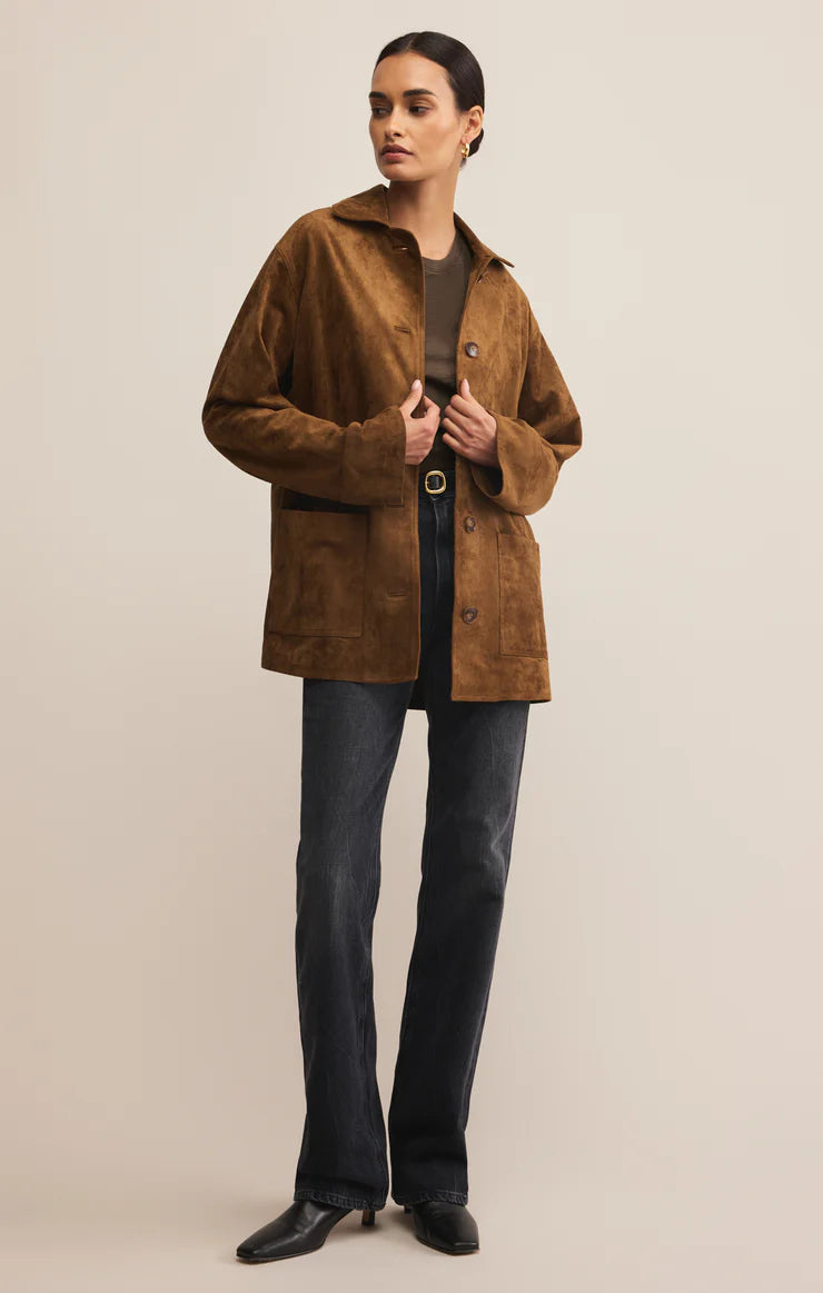 Decker Faux Suede Chore Coat | Z SUPPLY