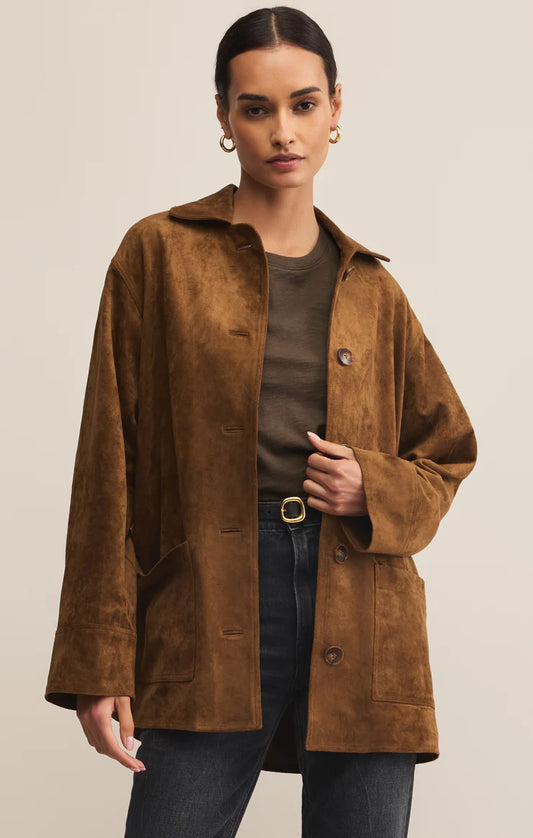 Decker Faux Suede Chore Coat | Z SUPPLY