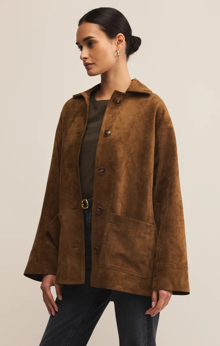 Decker Faux Suede Chore Coat | Z SUPPLY