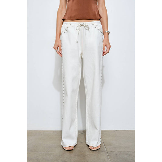 Marlowe Studded Denim Pants