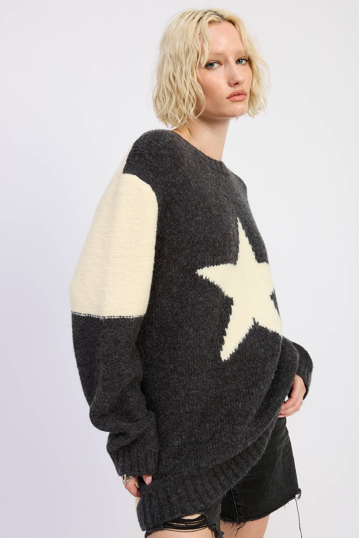 Star Oversized Sweater